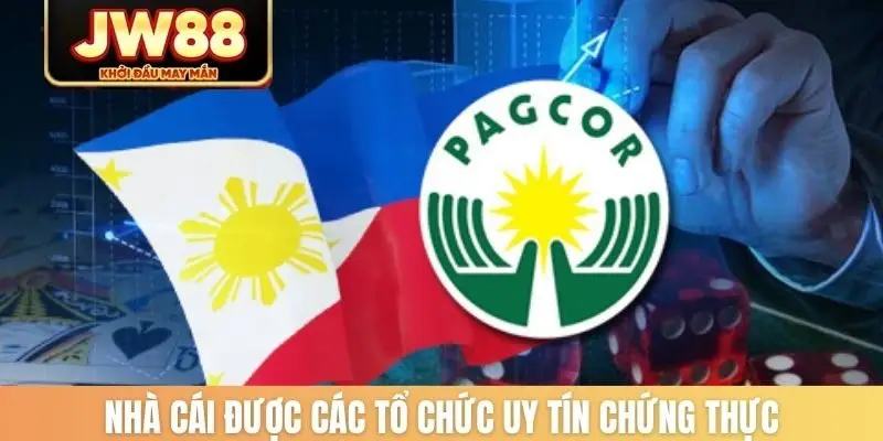 Nhà cái được các tổ chức uy tín chứng thực