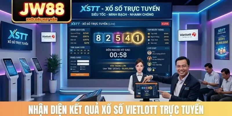 Nhận diện kết quả xổ số vietlott trực tuyến